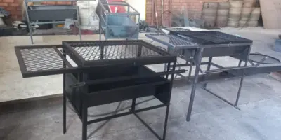 Luvstuen trolley braaiers available in large, medium and junior sizes