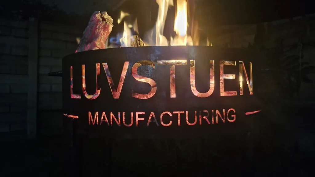 Luvstuen braaier manufacturing fire feature display